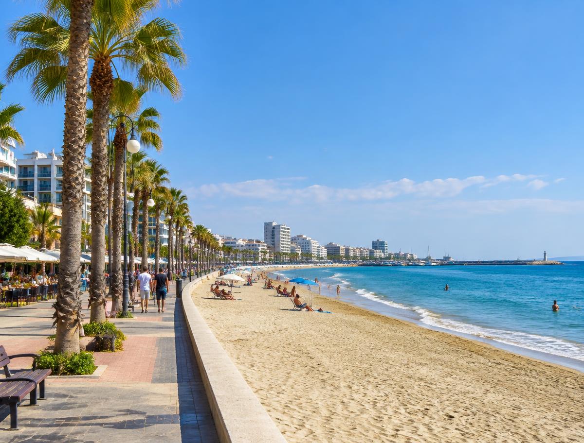 Larnaca waterfront, Cyprus