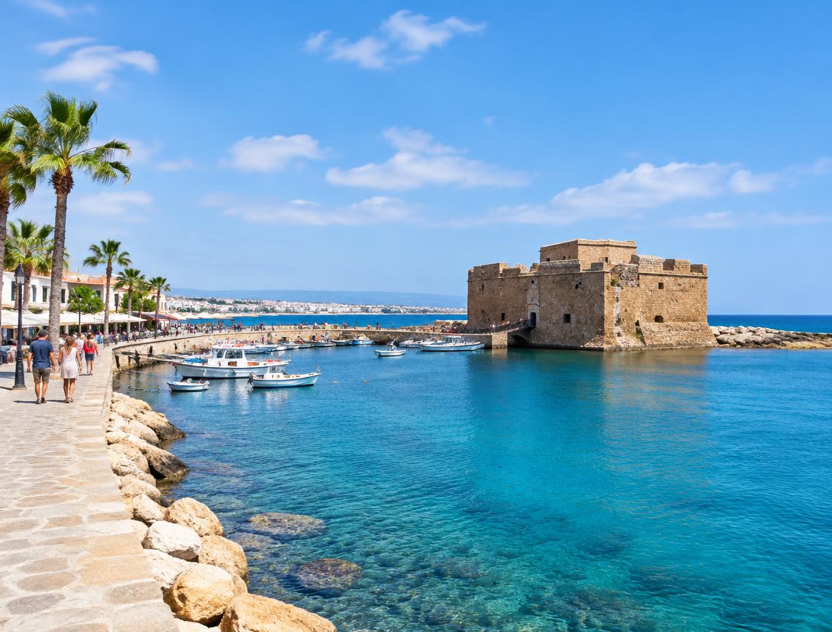 Paphos waterfront, Cyprus